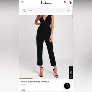 Lulu’s black jumpsuit